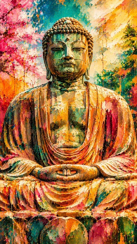 Vibrant Abstract Statue Fine Art