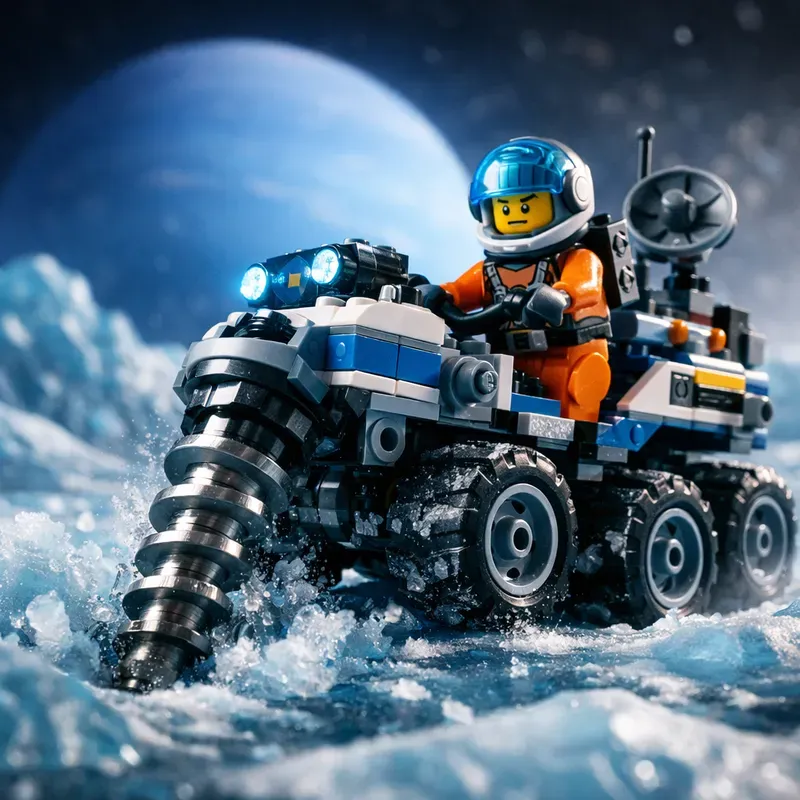 Cinematic Lego Planetary Explorations X