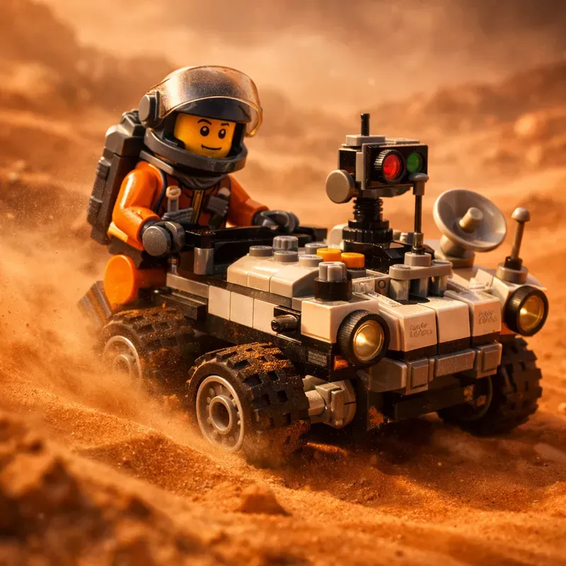 Cinematic Lego Planetary Explorations X