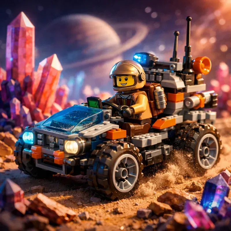Cinematic Lego Planetary Explorations X