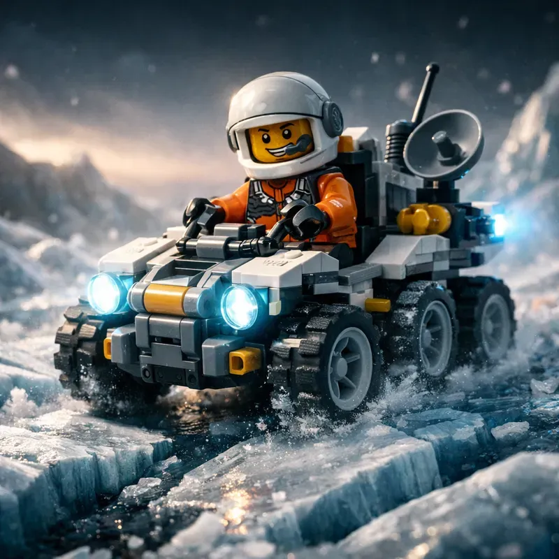 Cinematic Lego Planetary Explorations X