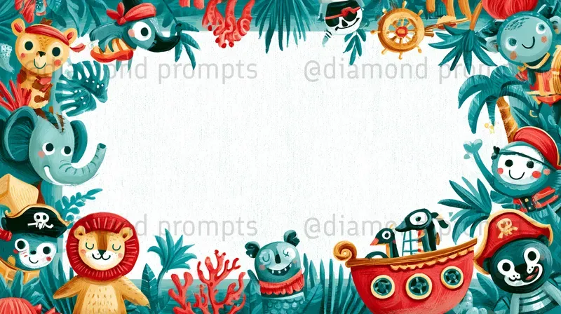 Playful Childrens Story Borders