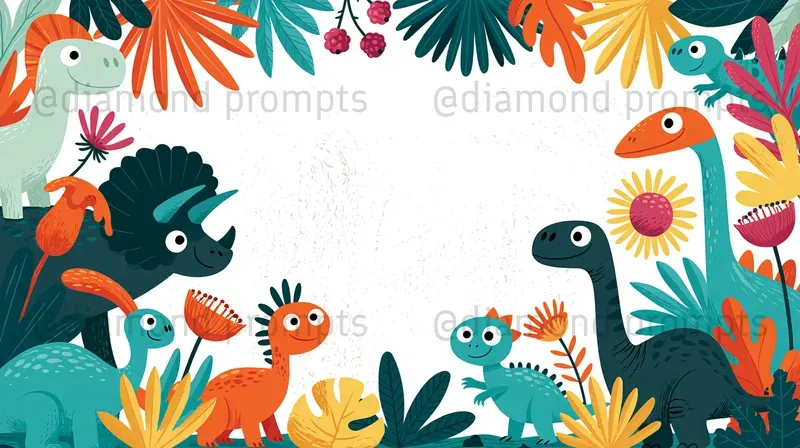 Playful Childrens Story Borders