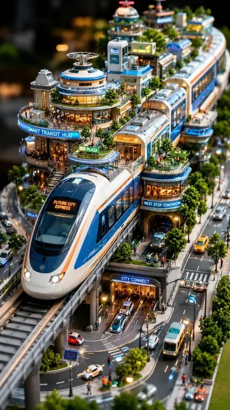 Miniature Futuristic Worlds