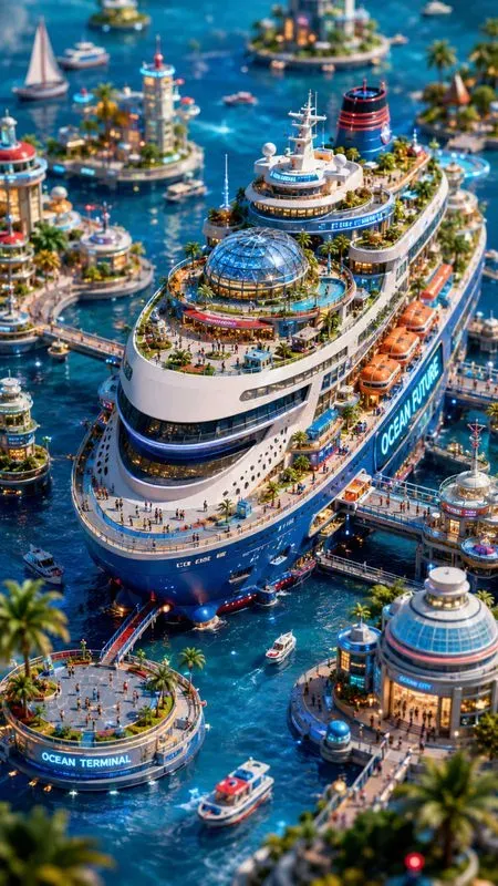 Miniature Futuristic Worlds
