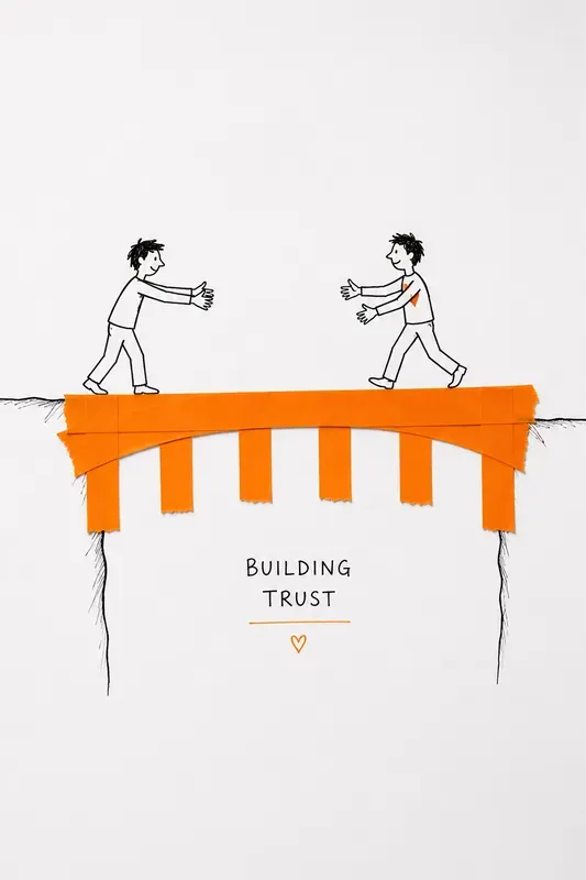 Conceptual Tape Art Illustrations