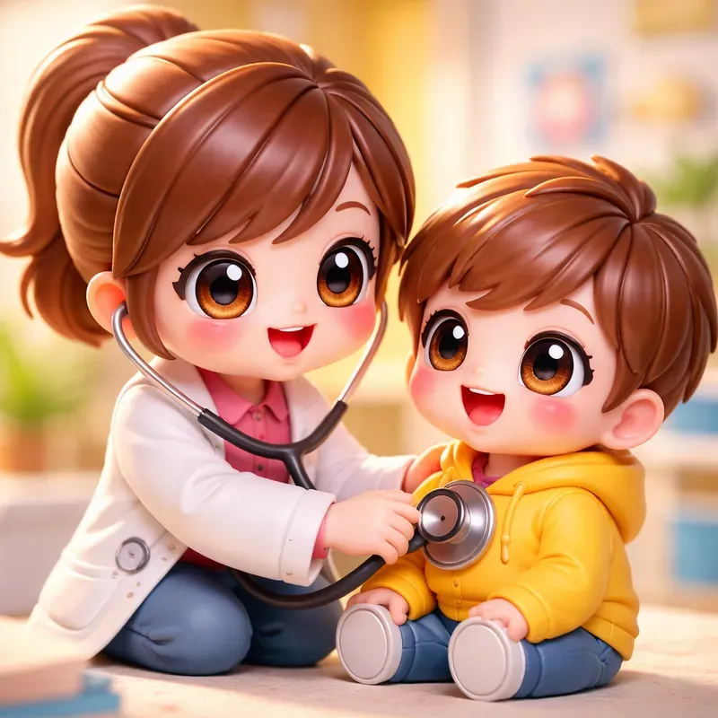 Ultracute Chibi 3D Toy Figurines