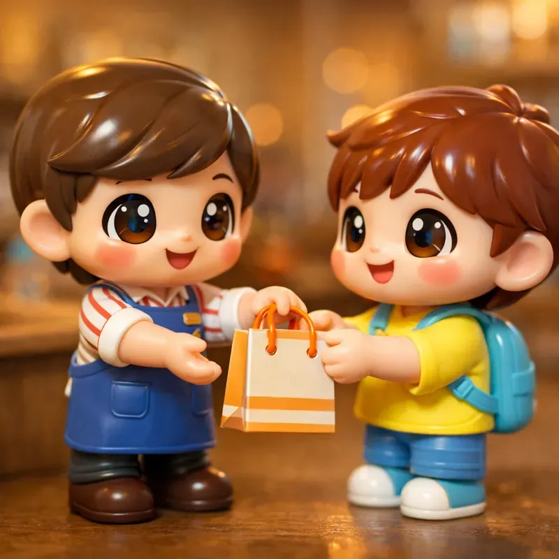 Ultracute Chibi 3D Toy Figurines