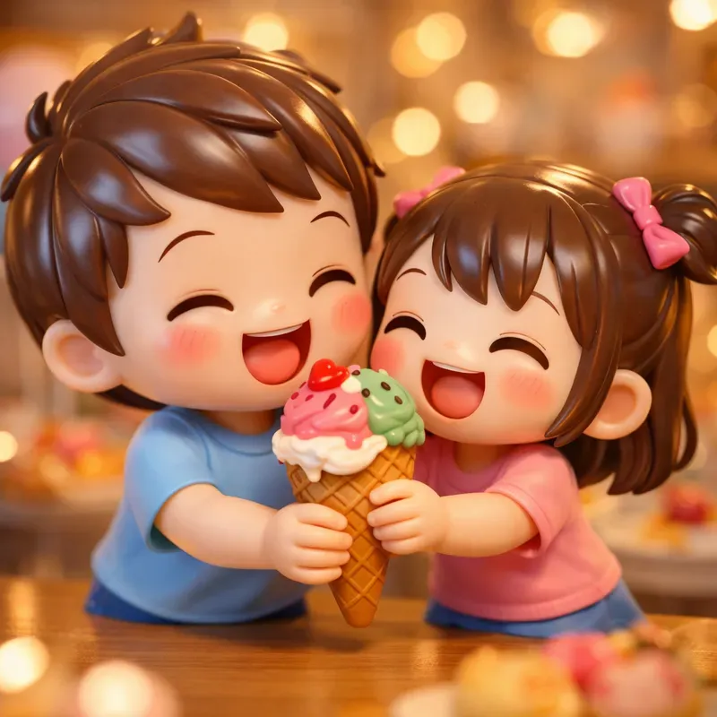 Ultracute Chibi 3D Toy Figurines