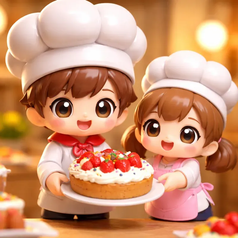 Ultracute Chibi 3D Toy Figurines