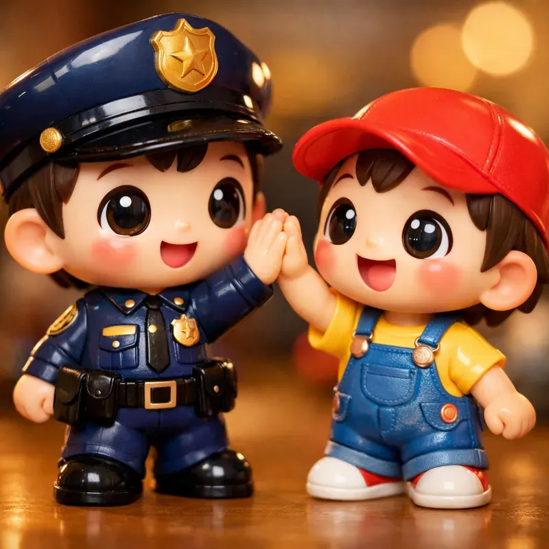 Ultracute Chibi 3D Toy Figurines