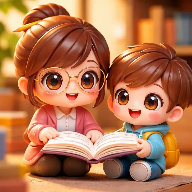Ultracute Chibi 3D Toy Figurines