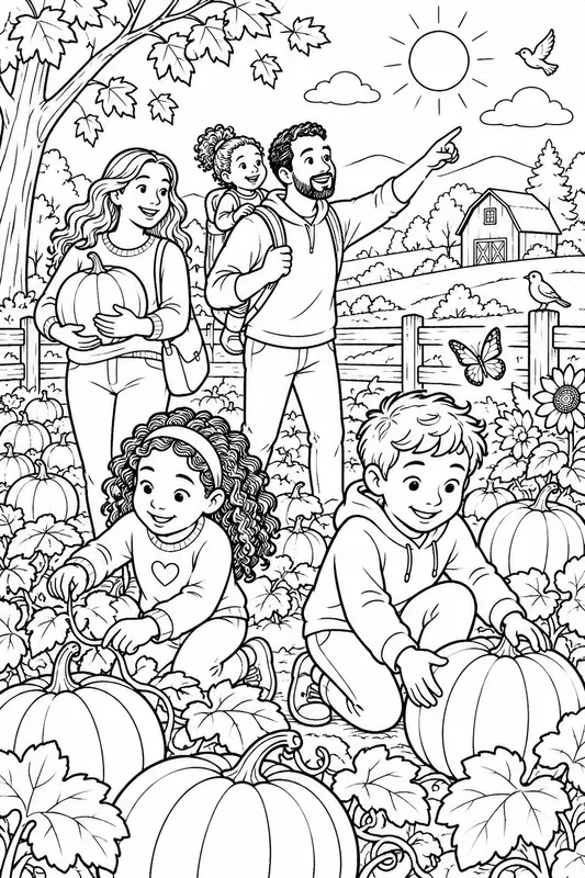 Autumn Creation Colorings