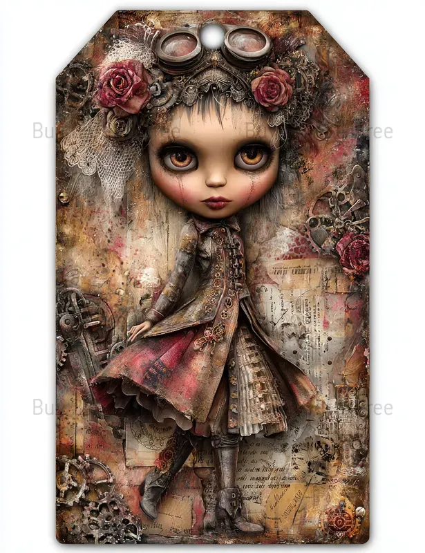 Steampunk Girl Product Tags