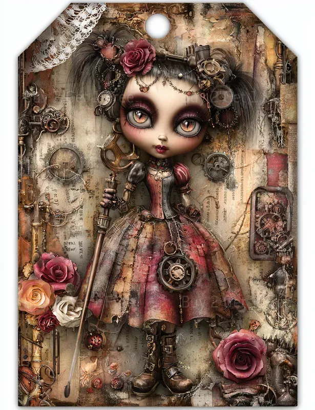 Steampunk Girl Product Tags