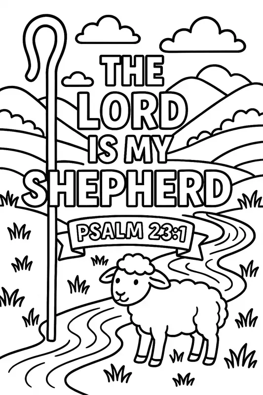 Bible Verse Coloring Pages For Kids