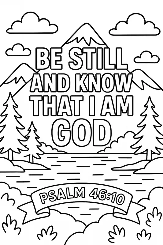 Bible Verse Coloring Pages For Kids
