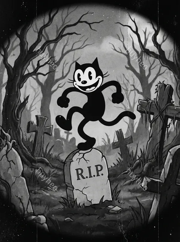 1930s Rubberhose Vintage Horror Art
