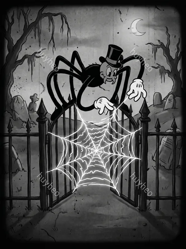 1930s Rubberhose Vintage Horror Art