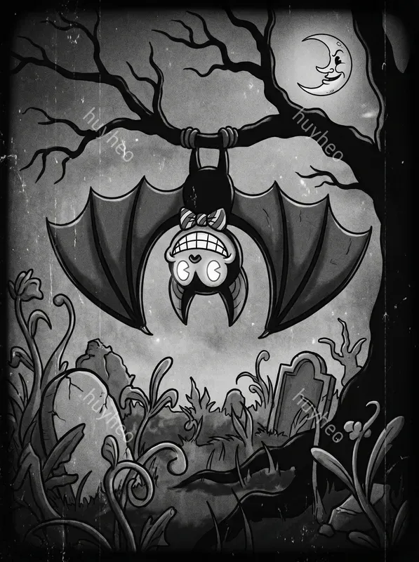1930s Rubberhose Vintage Horror Art