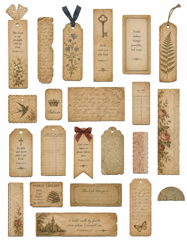 Junk Journal Ephemera Generator