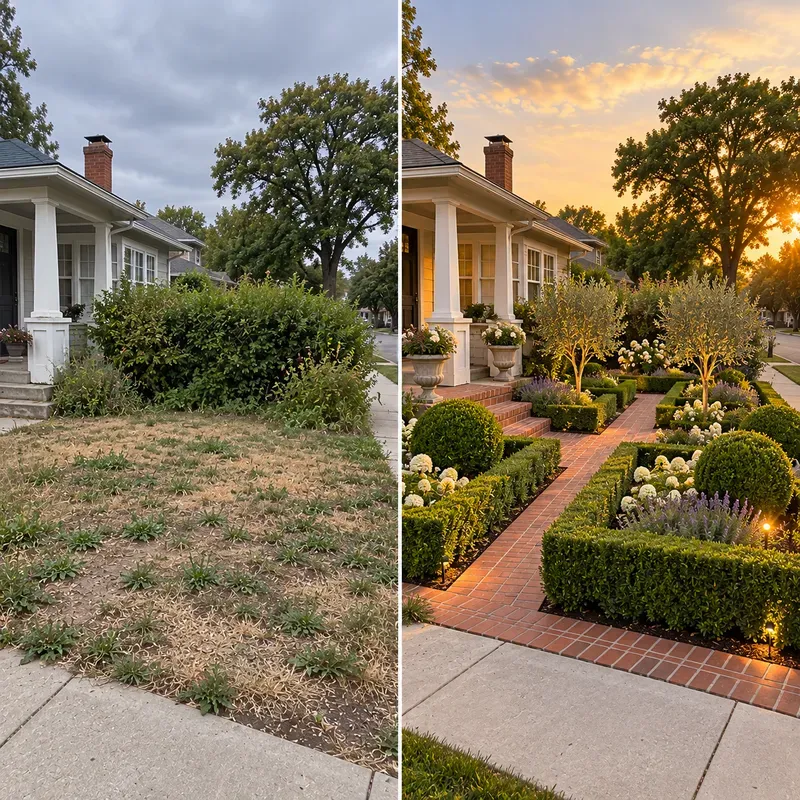 Backyard Landscaping Before After Photos