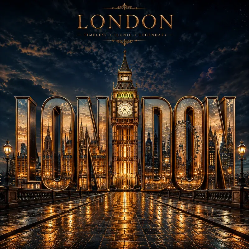 Monumental Landmark Name Posters Art