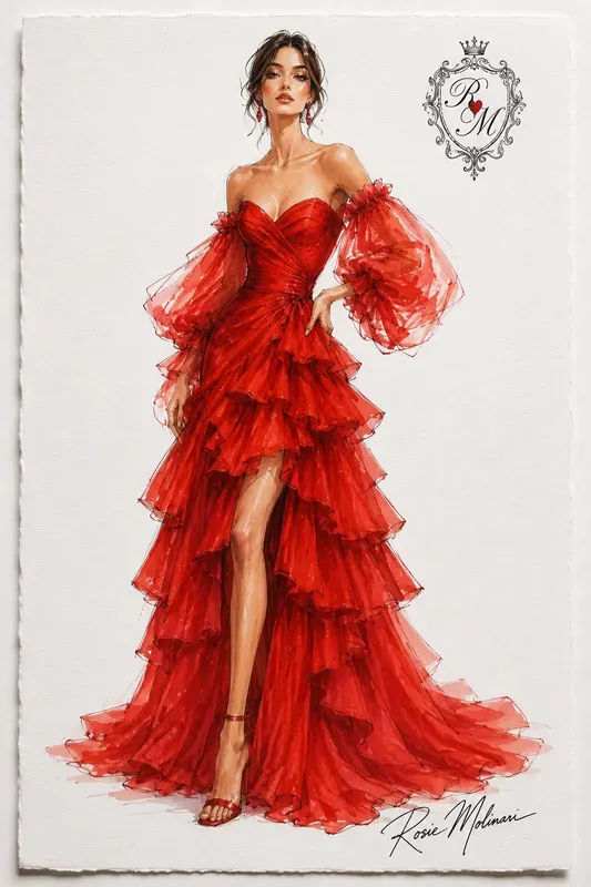 High Fashion Illustration Cards