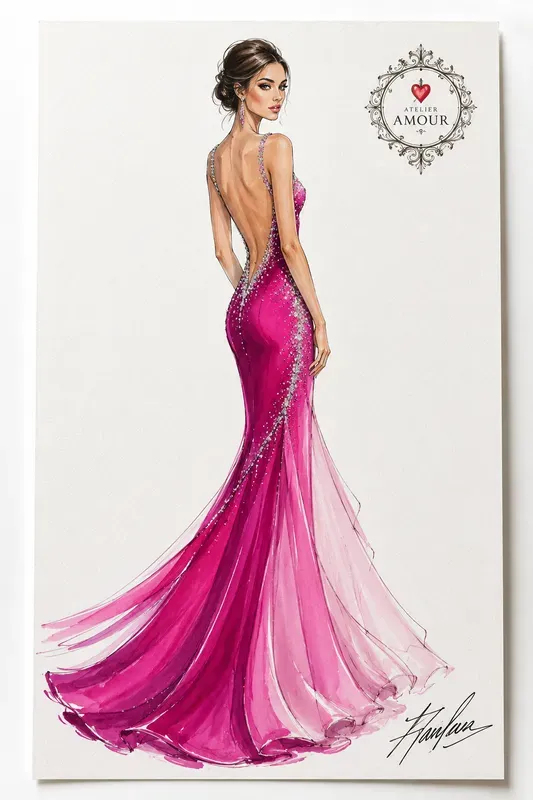 High Fashion Illustration Cards