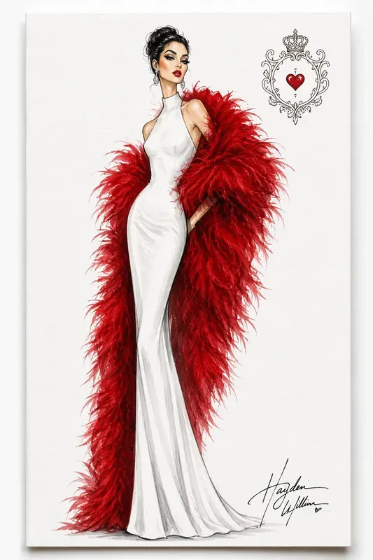 High Fashion Illustration Cards