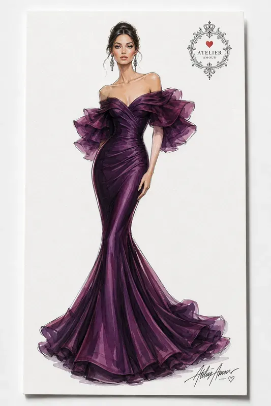 High Fashion Illustration Cards