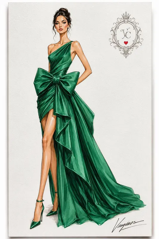 High Fashion Illustration Cards