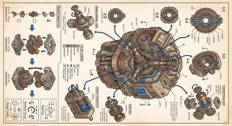 Vintage Scientific Encyclopedia Art