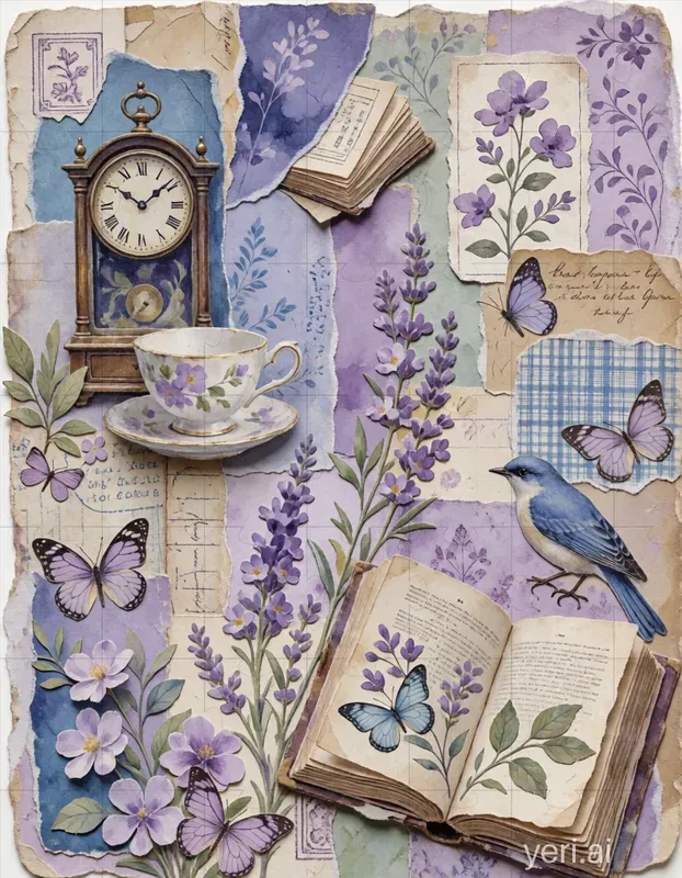 Vintage Scrapbook Collages