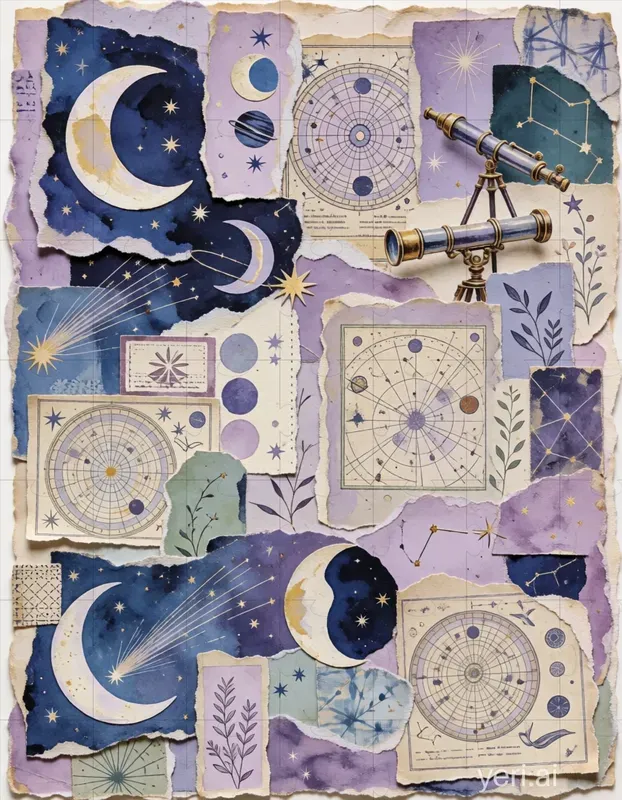 Vintage Scrapbook Collages