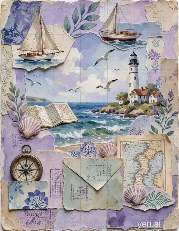 Vintage Scrapbook Collages