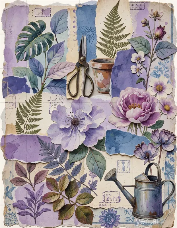 Vintage Scrapbook Collages