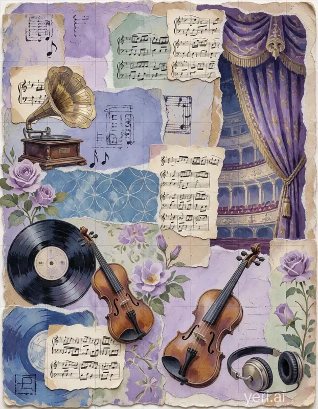Vintage Scrapbook Collages