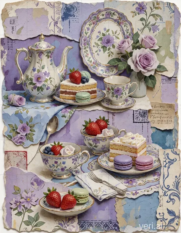 Vintage Scrapbook Collages