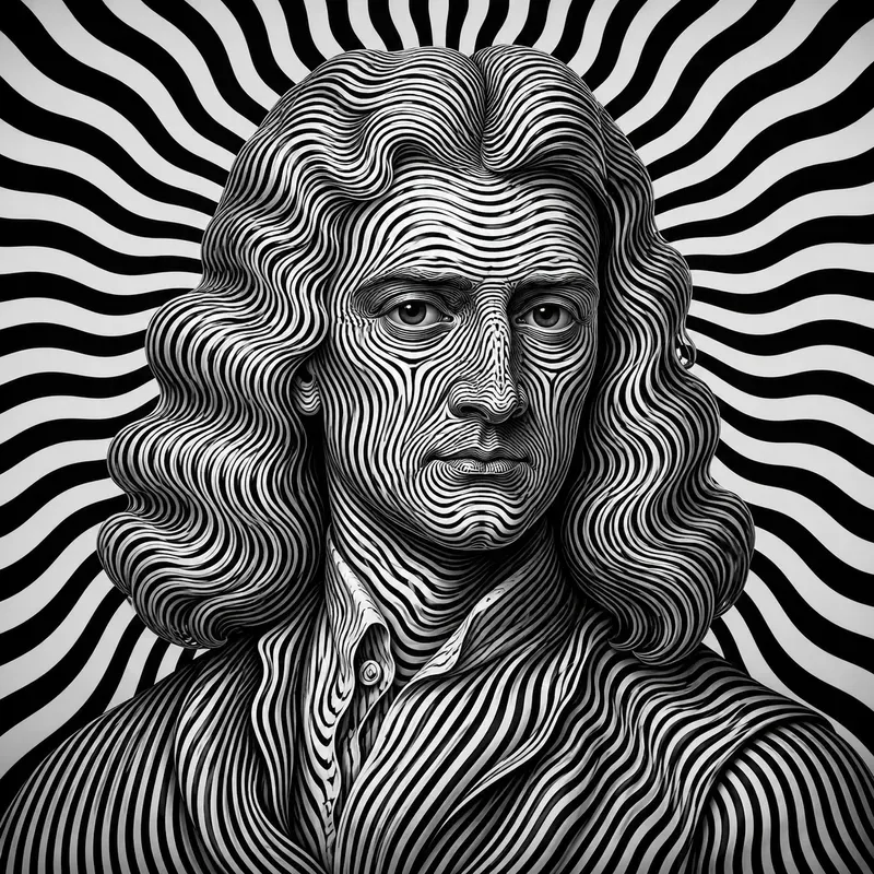 Optical Illusion Icon Portraits
