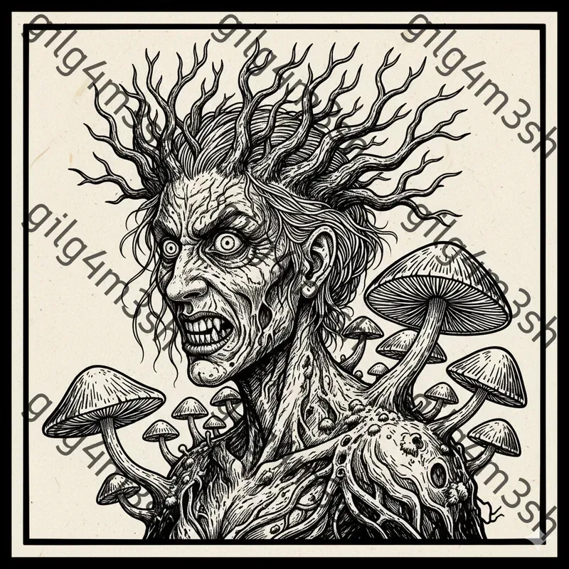 Dark Fantasy Engraving Portraits