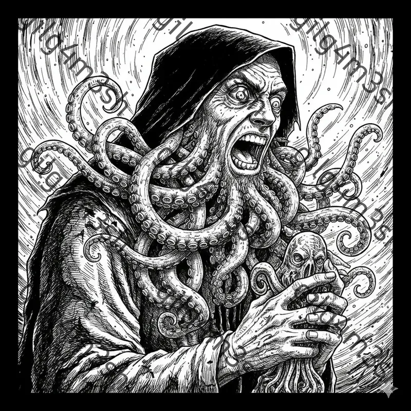 Dark Fantasy Engraving Portraits