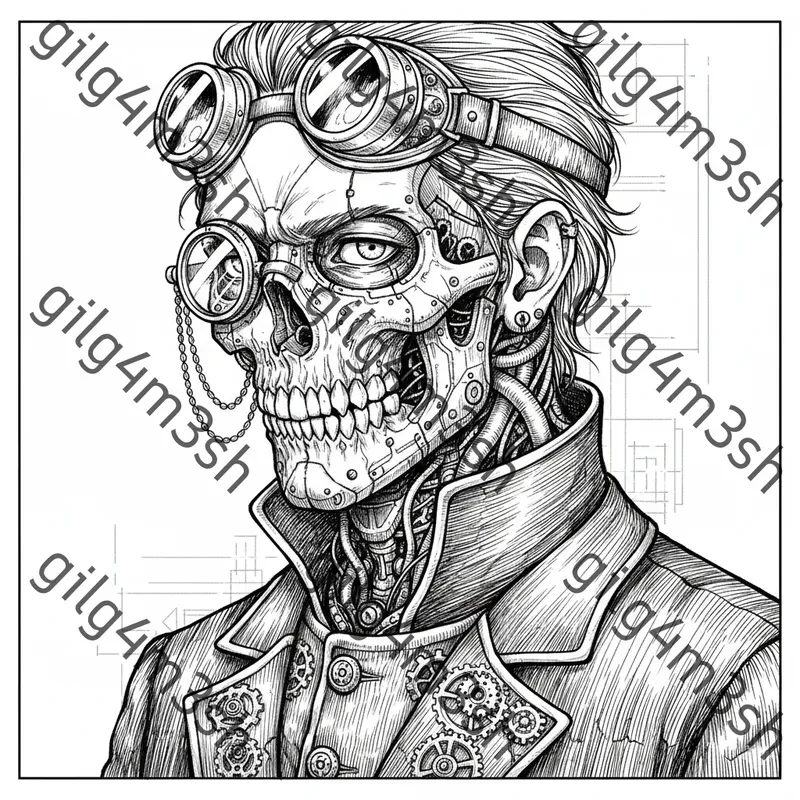 Dark Fantasy Engraving Portraits