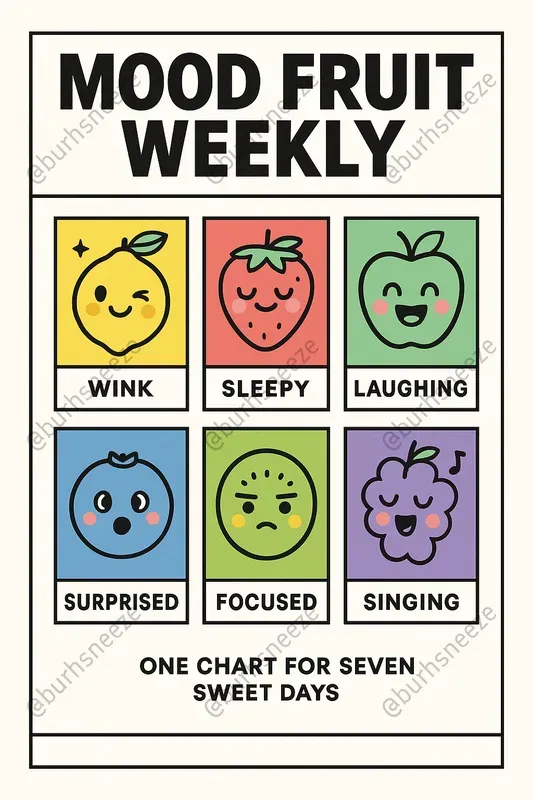 Kawaii Character Poster Templates