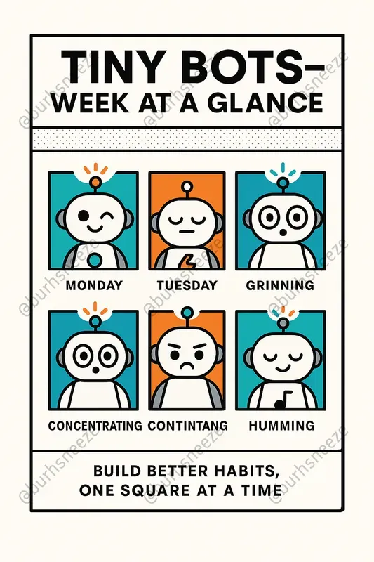 Kawaii Character Poster Templates