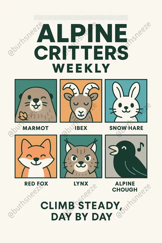 Kawaii Character Poster Templates