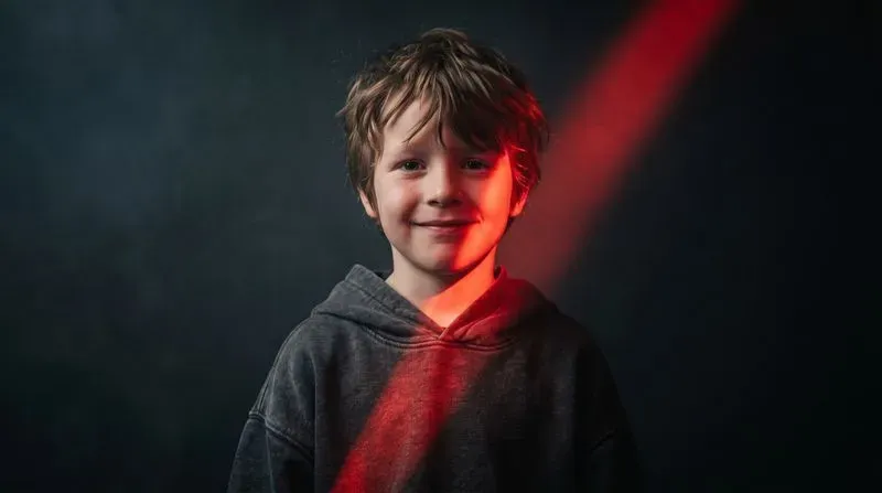Light Beam Portrait Style