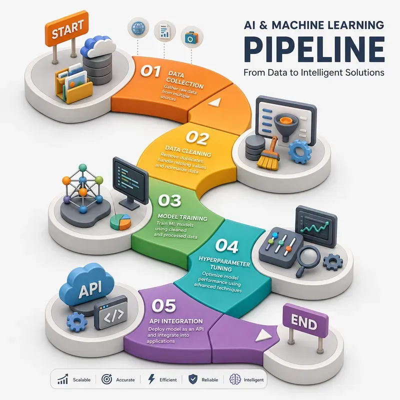 3D Isometric Roadmap Graphics