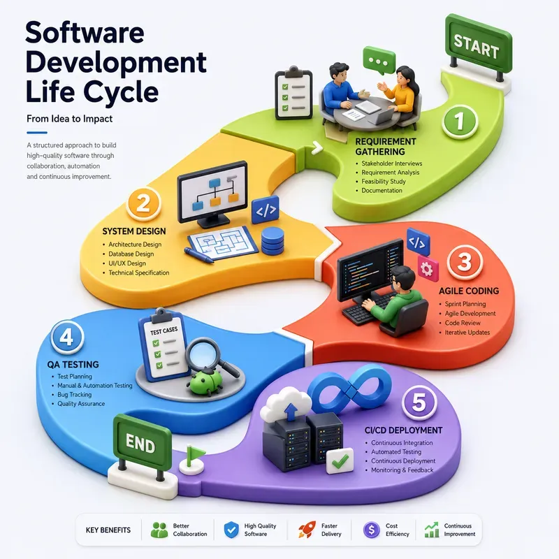 3D Isometric Roadmap Graphics