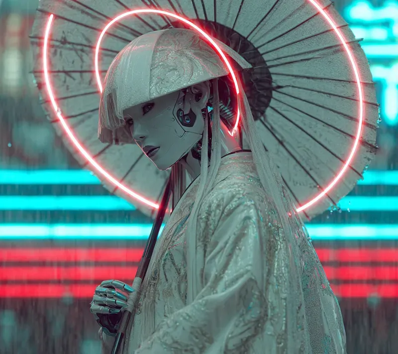 Futuristic Noir Urban Vision Art